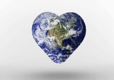heart shaped earth on transparent background digital illustration - Download Free Stock Videos Pikwizard.com