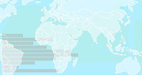 Abstract World Map with Digital Data Overlay Visualizing Information - Download Free Stock Images Pikwizard.com