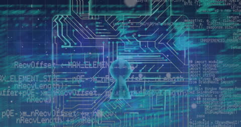 Digital Lock with Circuit Board and Code Overlay