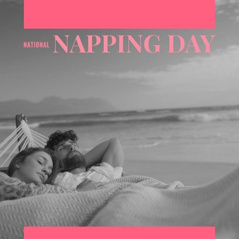 couple relaxing in hammock on national napping day - Download Free Stock Templates Pikwizard.com
