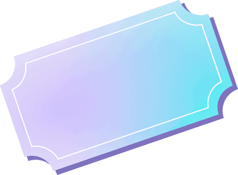 transparent pastel vector ticket with scalloped edges - Download Free Stock Videos Pikwizard.com