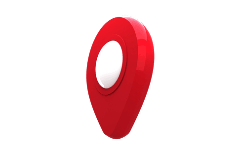 transparent red navigation pointer icon close-up - Download Free Stock Videos Pikwizard.com