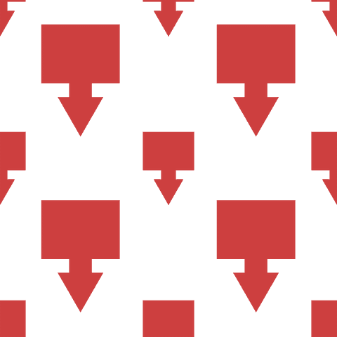 red pattern of downward arrows on transparent background - Download Free Stock Videos Pikwizard.com