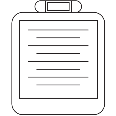 Minimalist Black Clipboard Icon on Transparent Background - Download Free Stock Videos Pikwizard.com
