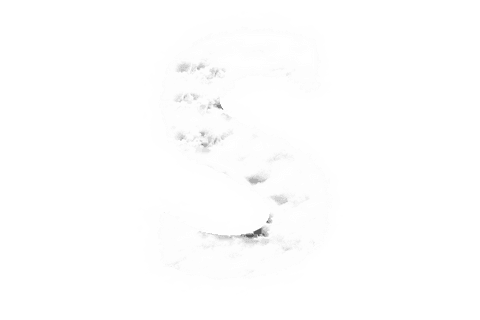 Letter S Formed from Cloud Smoke on Transparent Background - Download Free Stock Videos Pikwizard.com