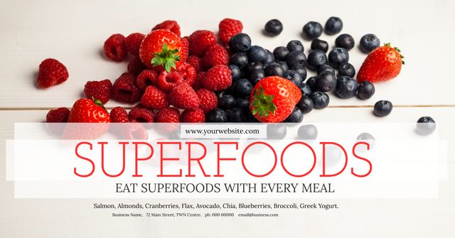 Ideal for nutrition blogs, diet promotions, and healthy eating websites. Perfect visual aid for articles on the benefits of superfoods and antioxidant-rich diets. Can also be used in social media posts promoting healthy ingredients and recipes.