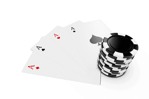 ace card set with poker chips on transparent background - Download Free Stock Videos Pikwizard.com