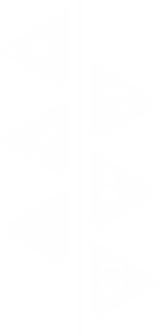 transparent white digital icons on triangular shapes - Download Free Stock Videos Pikwizard.com