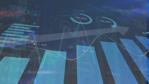 Digital Data Processing with Statistical Charts and Arrows