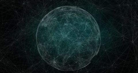 futuristic digital sphere with interconnected lines - Download Free Stock Images Pikwizard.com