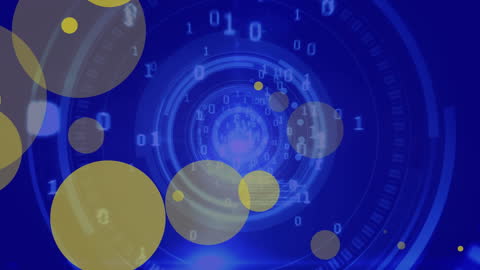 Futuristic Digital Eye Interface with Data Processing