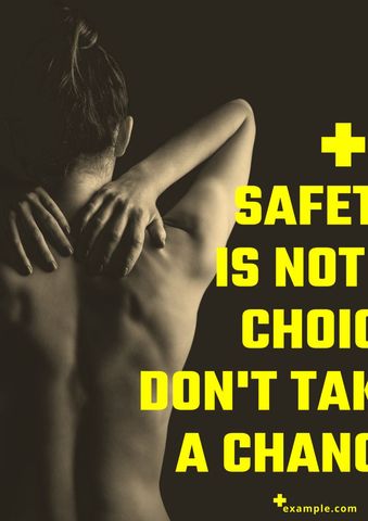 safety awareness highlighted on bare human back - Download Free Stock Templates Pikwizard.com