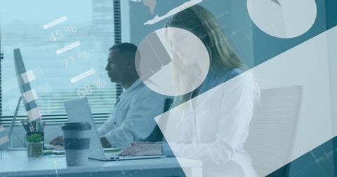 Statistical Data Processing in Modern Workplace - Download Free Stock Images Pikwizard.com