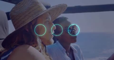 Vacation Overlaid with Technology | Ocean, Travel, Futuristic Design