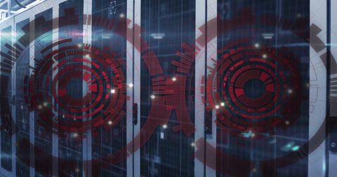 Digital Data Processing Visual with Computer Servers - Download Free Stock Images Pikwizard.com
