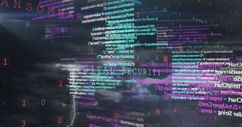 Futuristic Digital Data Stream with Floating Code - Download Free Stock Images Pikwizard.com