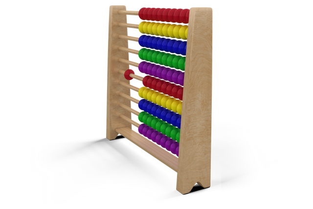 Wooden Counting Frame Abacus on Transparent Background Educational Tool - Download Free Stock Videos Pikwizard.com