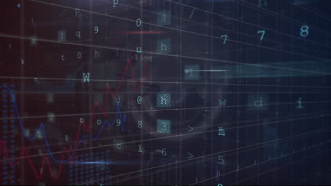 Cyber Security and Data Analytics Over Digital Globe Background