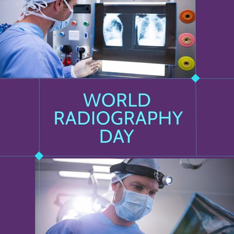 Celebration of world radiography day with healthcare professionals