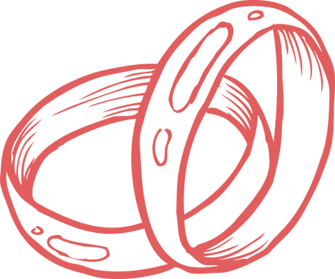 coral red overlapping circular bands transparent background - Download Free Stock Videos Pikwizard.com