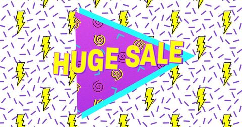Vibrant Pastel Style Huge Sale Announcement