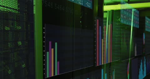 Statistical Data Displays in Modern Server Room