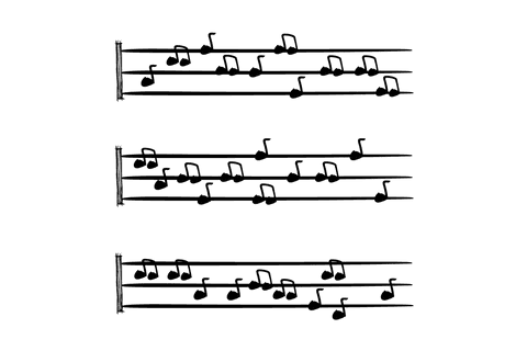 transparent page with musical notes and lines illustration - Download Free Stock Videos Pikwizard.com
