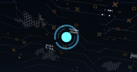 Futuristic Data Interface with Digital Scanning Scope - Download Free Stock Images Pikwizard.com
