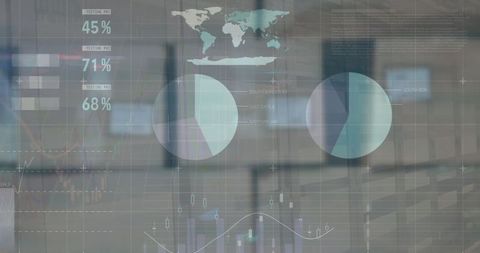 Digital Financial Analysis Over Warehouse Activities - Download Free Stock Images Pikwizard.com