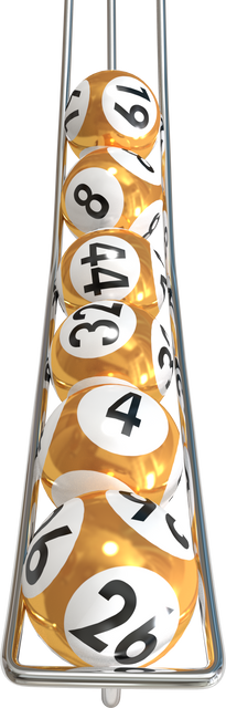 Transparent Stand with Gold and White Lottery Balls Aligned in Exciting Sequence - Download Free Stock Videos Pikwizard.com