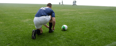 Transparent View Soccer Player Preparing for Goal - Download Free Stock Videos Pikwizard.com