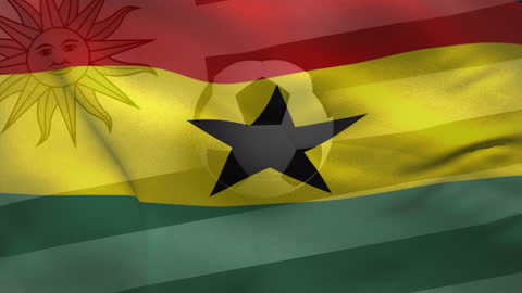 Surgeon Experiencing Stress with a Digital Mix of Flags