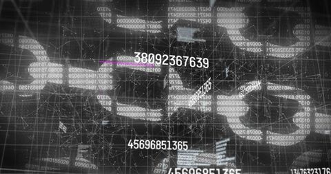 Abstract Digital Network with Security Chains and Data Flows