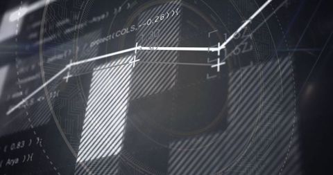 Digital Analytics Technology Dashboard with Data Graph