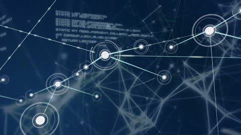 Futuristic Digital Network of Global Connections