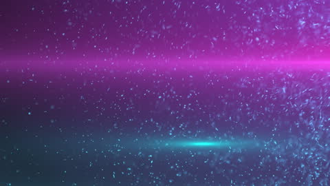 Mesmerizing Light Particles and Neon Glow in Motion