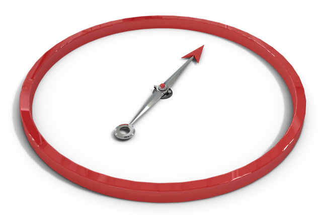 Red Compass Icon with Transparent Background for Navigation Graphics - Download Free Stock Videos Pikwizard.com