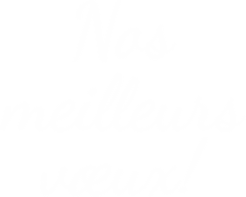 Nos meilleurs voeux swirl font transparent design