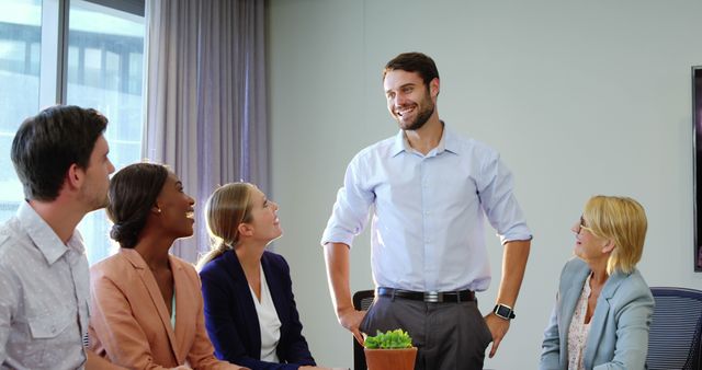 Diverse business team collaborating during a meeting - Download Free Stock Images Pikwizard.com