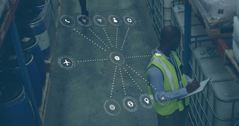 Warehouse Management with Data Connectivity and Technology Integration