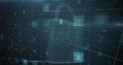 Digital Lock Representing Cybersecurity and Data Protection - Download Free Stock Images Pikwizard.com