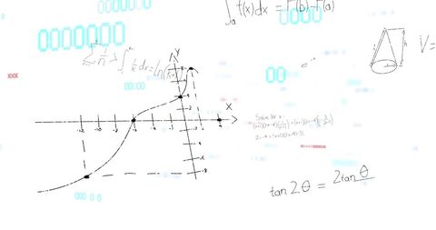 Digital Math Data Representation Technical Blueprint - Download Free Stock Images Pikwizard.com