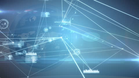 Futuristic Network Connectivity and Data Visualization