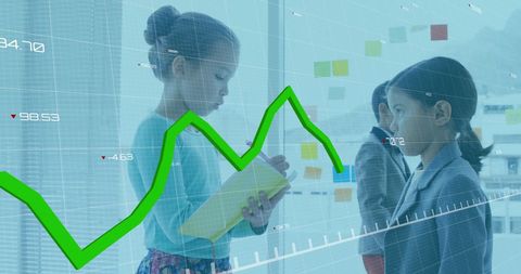 Innovation and Data Analysis with Children in Modern Office Space