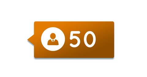 Business Communication Achievement Icon with Number Growth - Download Free Stock Images Pikwizard.com