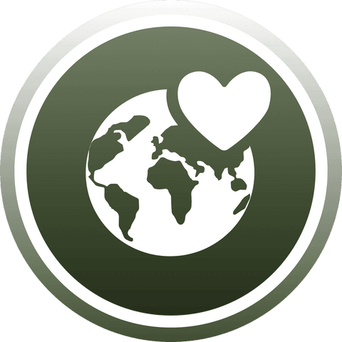 transparent circle with globe and heart design - Download Free Stock Videos Pikwizard.com
