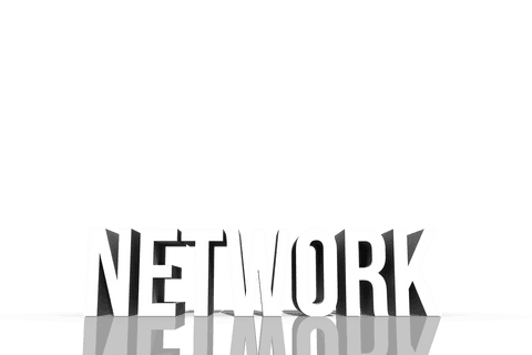 Glowing Network Text on Black Transparent Background - Download Free Stock Videos Pikwizard.com