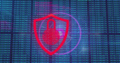 Red Digital Padlock Overlaying Data Stream Representing Cybersecurity - Download Free Stock Images Pikwizard.com