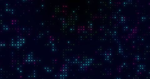 Vivid Blinking Dots on Dark Background - Download Free Stock Images Pikwizard.com