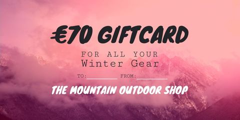 €70 Gift Card Adventure in Pink Mountainous Landscape - Download Free Stock Templates Pikwizard.com
